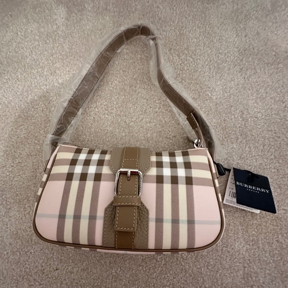Burberry Handbags - Authentic Vintage Burberry Nova Check Mini Bag NWT